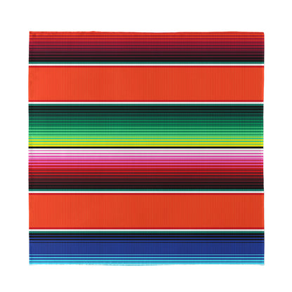 Colorful Serape Blanket Pattern Print Silk Bandana