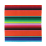 Colorful Serape Blanket Pattern Print Silk Bandana