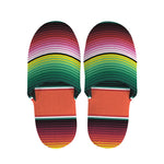 Colorful Serape Blanket Pattern Print Slippers