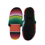 Colorful Serape Blanket Pattern Print Slippers