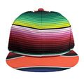 Colorful Serape Blanket Pattern Print Snapback Cap