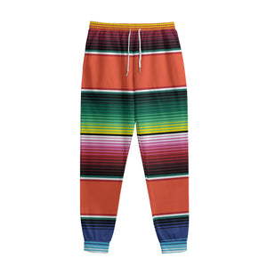 Colorful Serape Blanket Pattern Print Sweatpants