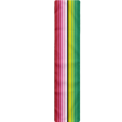 Colorful Serape Blanket Pattern Print Table Runner