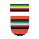 Colorful Serape Blanket Pattern Print Toilet Lid And Tank Cover Set