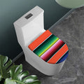 Colorful Serape Blanket Pattern Print Toilet Lid Cover