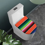 Colorful Serape Blanket Pattern Print Toilet Lid Cover