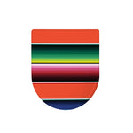 Colorful Serape Blanket Pattern Print Toilet Lid Cover