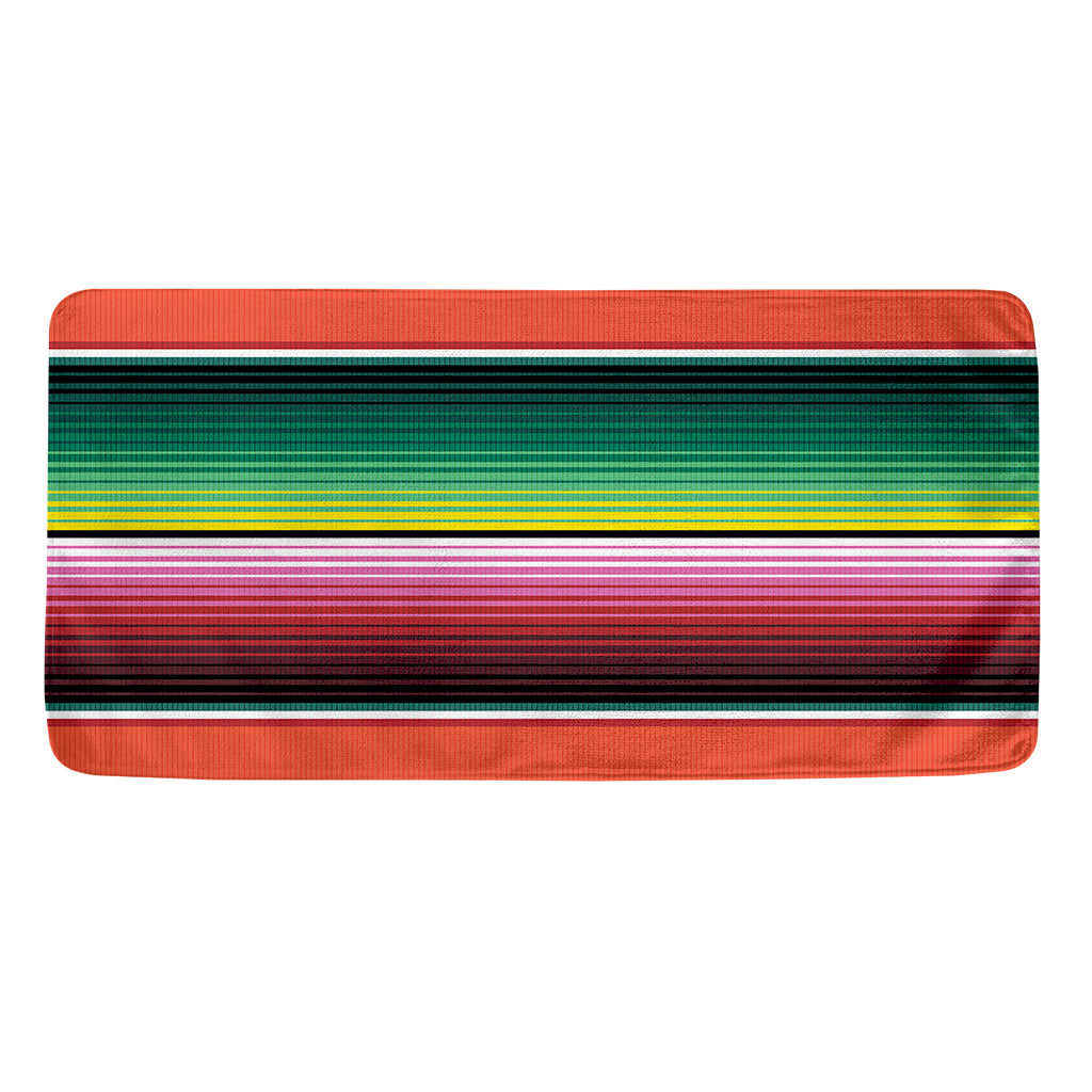 Colorful Serape Blanket Pattern Print Towel