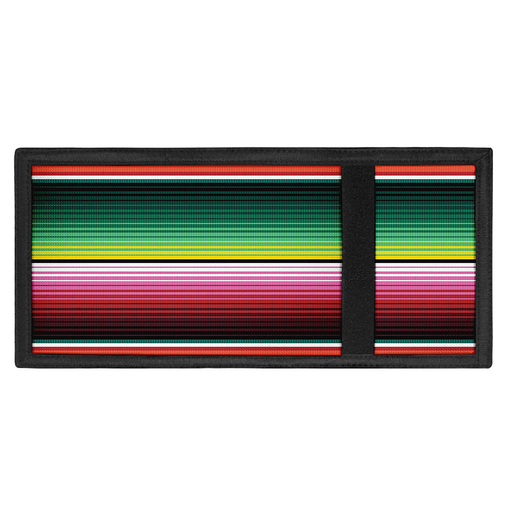 Colorful Serape Blanket Pattern Print Trifold Wallet