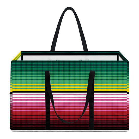 Colorful Serape Blanket Pattern Print Utility Tote Bag
