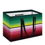 Colorful Serape Blanket Pattern Print Utility Tote Bag
