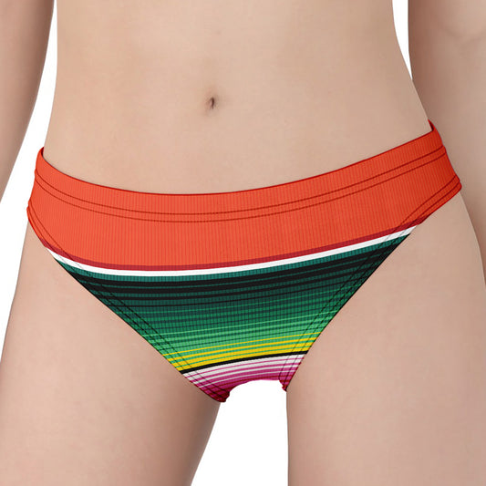 Colorful Serape Blanket Pattern Print Women's Panties
