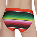 Colorful Serape Blanket Pattern Print Women's Panties