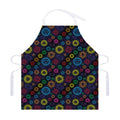 Colorful Seven Chakras Pattern Print Adjustable Apron