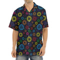 Colorful Seven Chakras Pattern Print Aloha Shirt