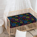 Colorful Seven Chakras Pattern Print Baby Crib Sheet