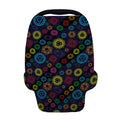 Colorful Seven Chakras Pattern Print Baby Seat Cover
