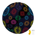 Colorful Seven Chakras Pattern Print Basketball