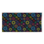 Colorful Seven Chakras Pattern Print Beach Towel