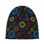 Colorful Seven Chakras Pattern Print Beanie