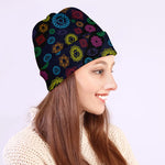 Colorful Seven Chakras Pattern Print Beanie