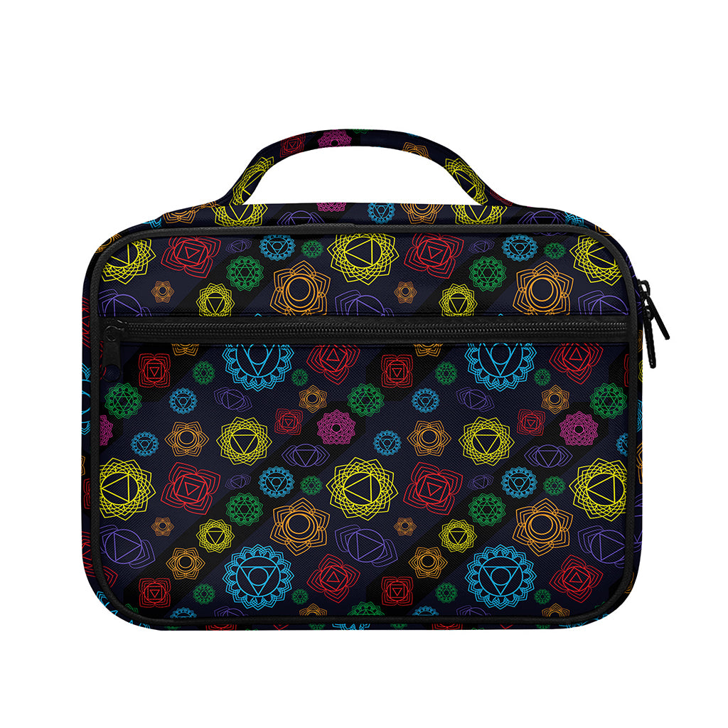 Colorful Seven Chakras Pattern Print Briefcase Bible Bag