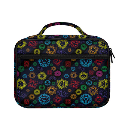 Colorful Seven Chakras Pattern Print Briefcase Bible Bag