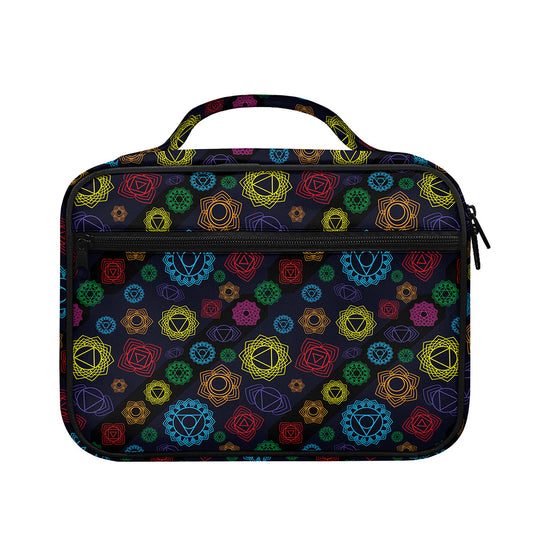 Colorful Seven Chakras Pattern Print Briefcase Bible Bag