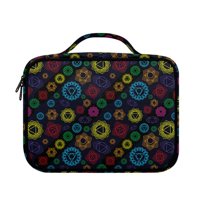 Colorful Seven Chakras Pattern Print Briefcase Bible Bag
