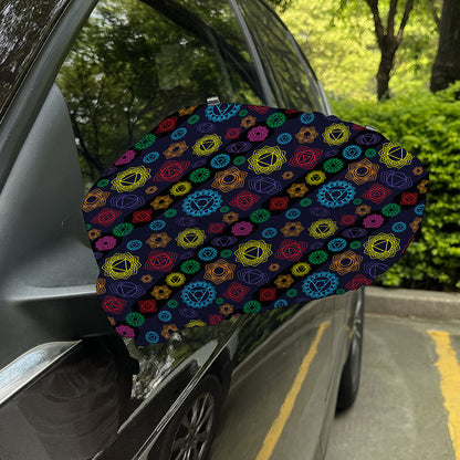 Colorful Seven Chakras Pattern Print Car Side Mirror Covers