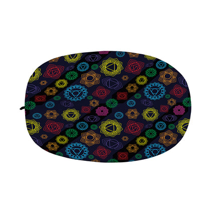 Colorful Seven Chakras Pattern Print Car Side Mirror Covers