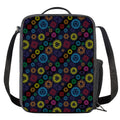 Colorful Seven Chakras Pattern Print Crossbody Lunch Bag