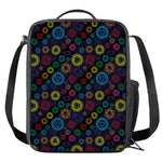 Colorful Seven Chakras Pattern Print Crossbody Lunch Bag