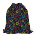 Colorful Seven Chakras Pattern Print Drawstring Bag