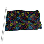 Colorful Seven Chakras Pattern Print Flag