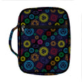 Colorful Seven Chakras Pattern Print Front Pocket Bible Bag
