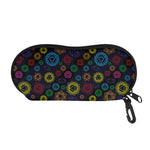 Colorful Seven Chakras Pattern Print Glasses Case