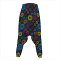 Colorful Seven Chakras Pattern Print Hammer Pants
