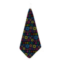 Colorful Seven Chakras Pattern Print Hand Towel