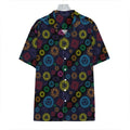 Colorful Seven Chakras Pattern Print Hawaiian Shirt