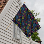 Colorful Seven Chakras Pattern Print House Flag