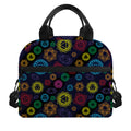 Colorful Seven Chakras Pattern Print Insulated Lunch Bag