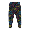 Colorful Seven Chakras Pattern Print Jogger Pants