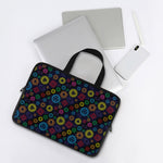 Colorful Seven Chakras Pattern Print Laptop Sleeve With Handle