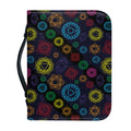 Colorful Seven Chakras Pattern Print Leather Bible Cover