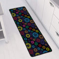 Colorful Seven Chakras Pattern Print Long Kitchen Mat