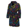 Colorful Seven Chakras Pattern Print Men's Bathrobe