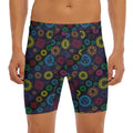 Colorful Seven Chakras Pattern Print Men's Long Boxer Briefs