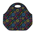 Colorful Seven Chakras Pattern Print Neoprene Lunch Bag