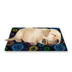 Colorful Seven Chakras Pattern Print Pet Cooling Mat Cover
